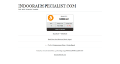 Desktop Screenshot of indoorairspecialist.com
