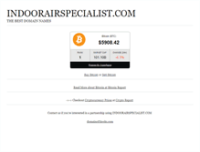 Tablet Screenshot of indoorairspecialist.com